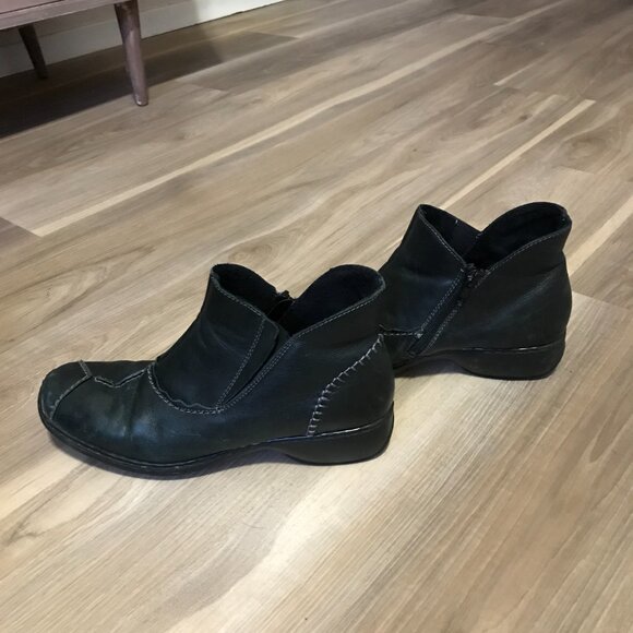 Rieker Ladies Black Ankle Boots Size 41 - Picture 4 of 6